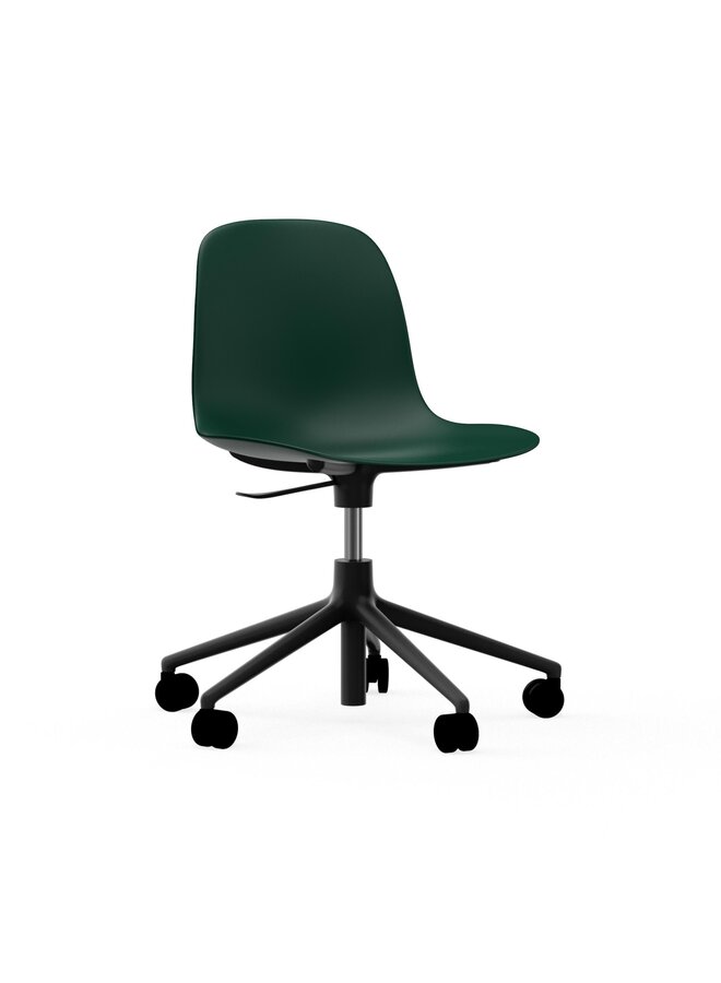 Form Chair Swivel 5W Gaslift Black Alu