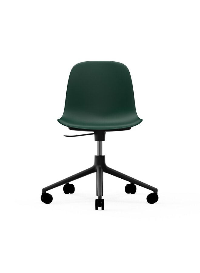 Form Chair Swivel 5W Gaslift Black Alu