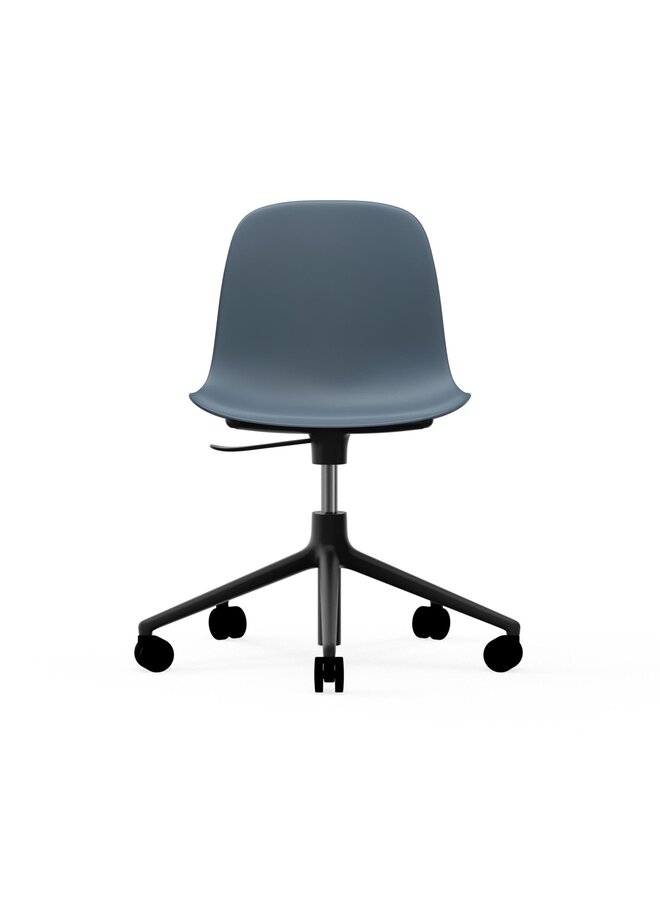 Form Chair Swivel 5W Gaslift Black Alu