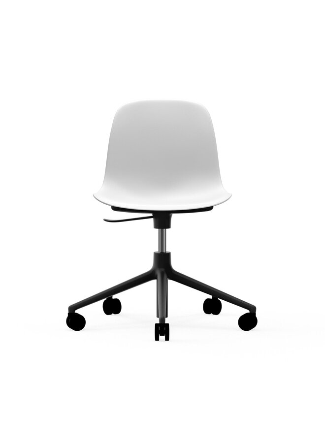 Form Chair Swivel 5W Gaslift Black Alu