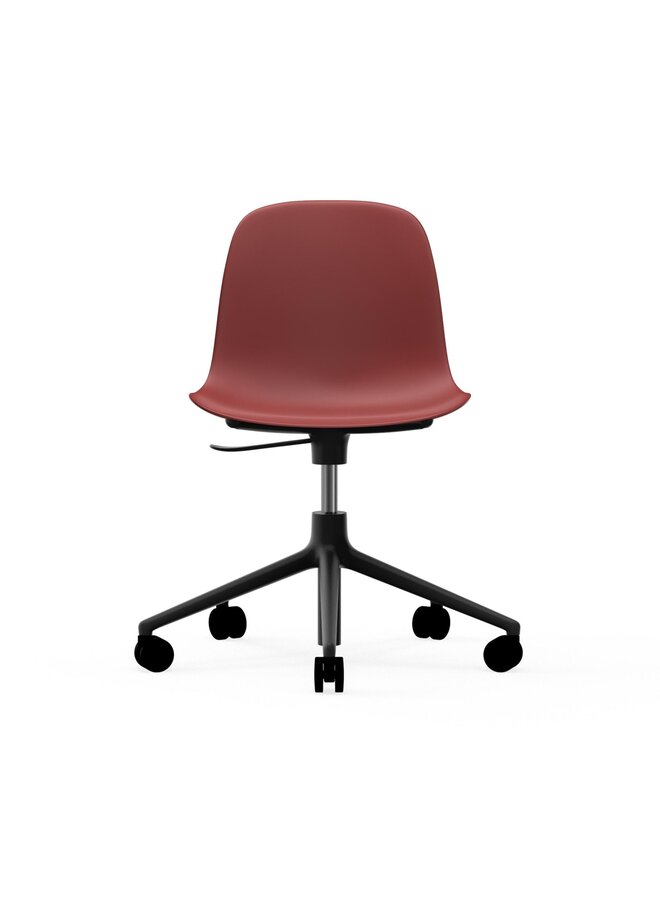 Form Chair Swivel 5W Gaslift Black Alu