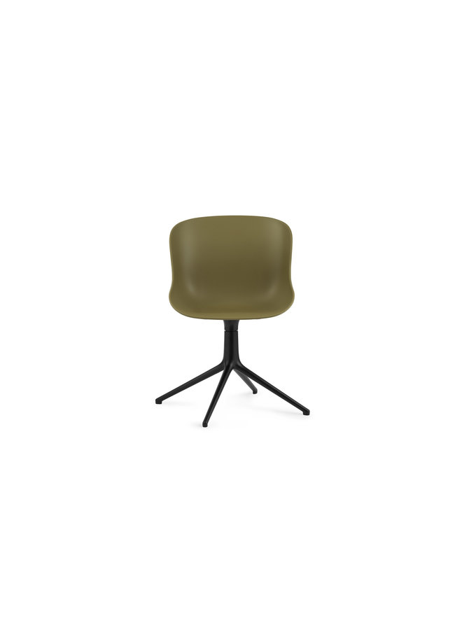 Hyg Chair Swivel 4L Black Alu