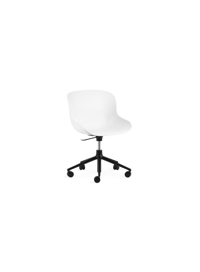 Hyg Chair Swivel 5W Gaslift Black Alu