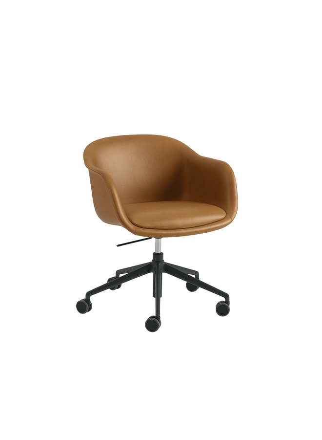 Fiber Conference Armchair / Swivel Base w. Gas Lift, Castors and Tilt