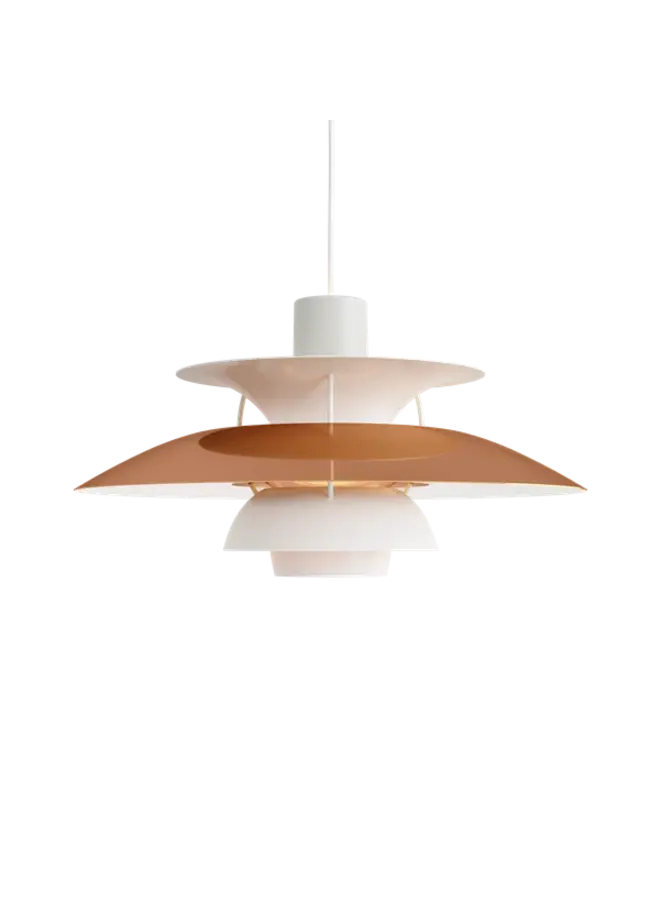 Poul Henningsen PH 5 Pendant Lamp in Pastels for Louis Poulsen