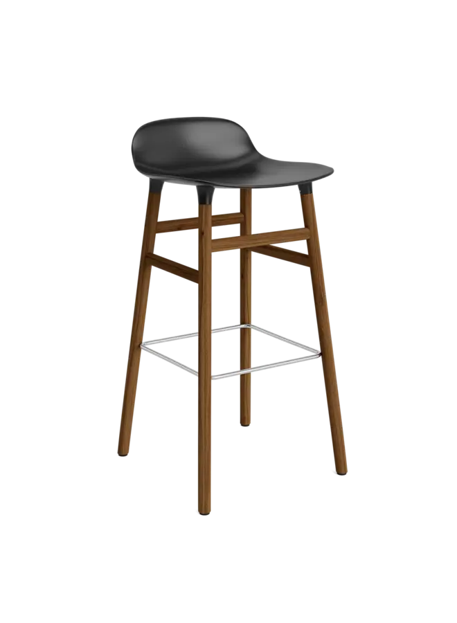 Form Barstool 75 cm Walnut