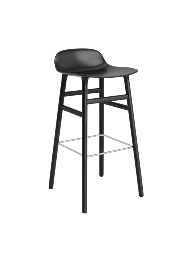 Form Barstool 75 cm Black Oak