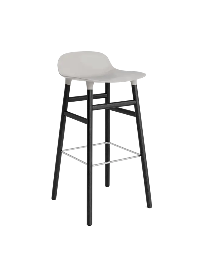 Form Barstool 75 cm Black Oak