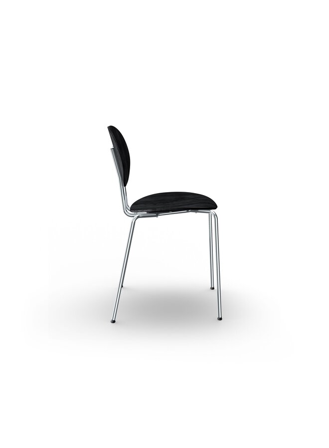 Piet Hein Chair - Chrome - Wooden Back