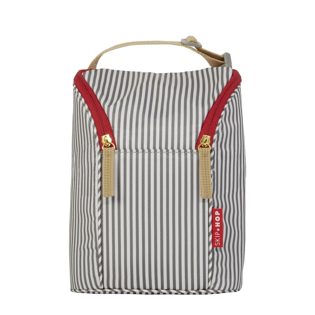 skip hop double bottle bag