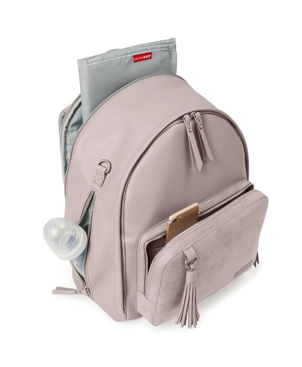 skip hop greenwich simply chic diaper backpack