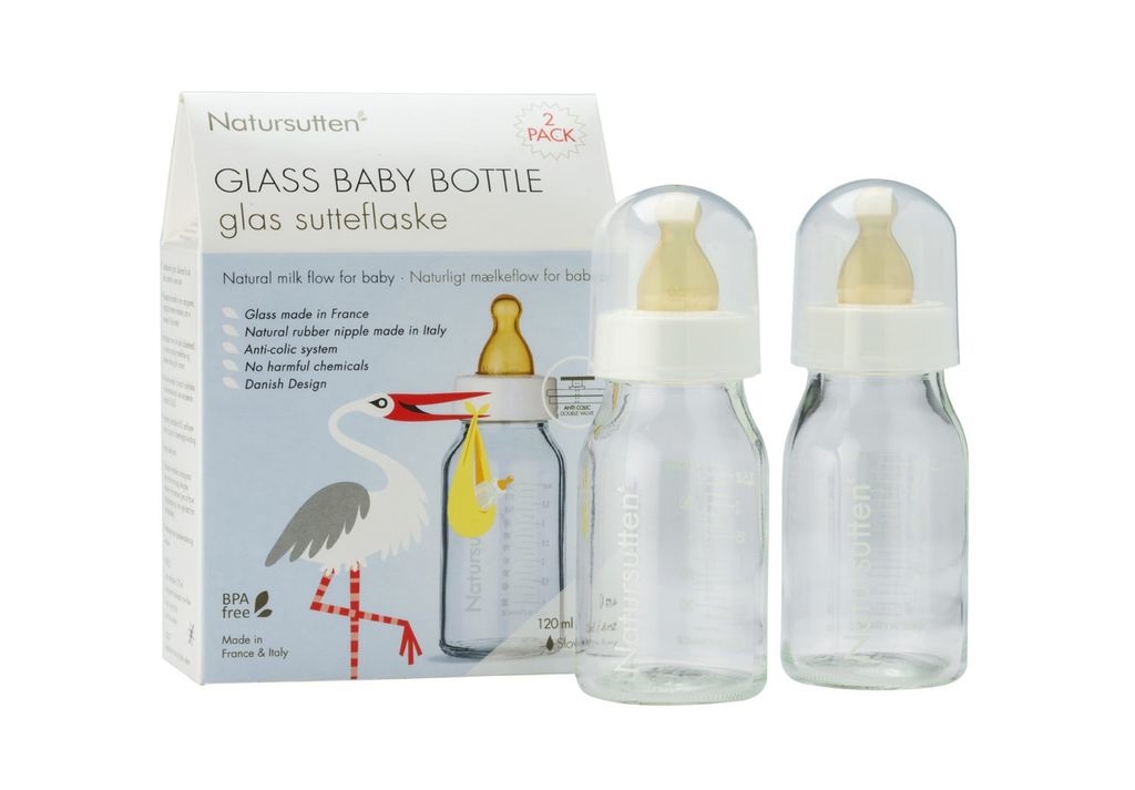 2 oz glass baby bottles