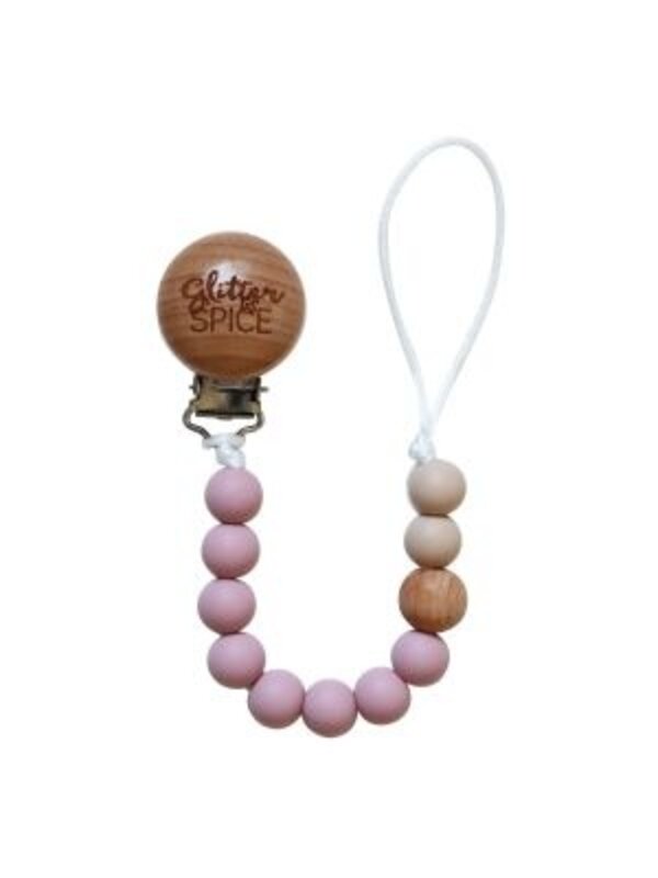 Glitter + Spice Glitter & Spice Pacifier Clip
