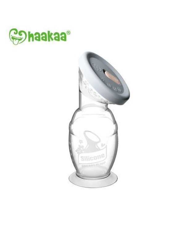 Haakaa Silicone Breast Pump with Lid - 100 ml - Hello Baby