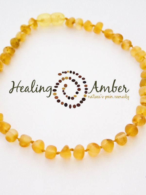 Healing Amber 6.5" Bracelet w/ elastic