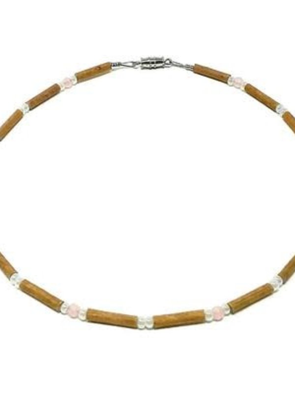 Pure Hazelwood + Baltic Amber Necklace 13"