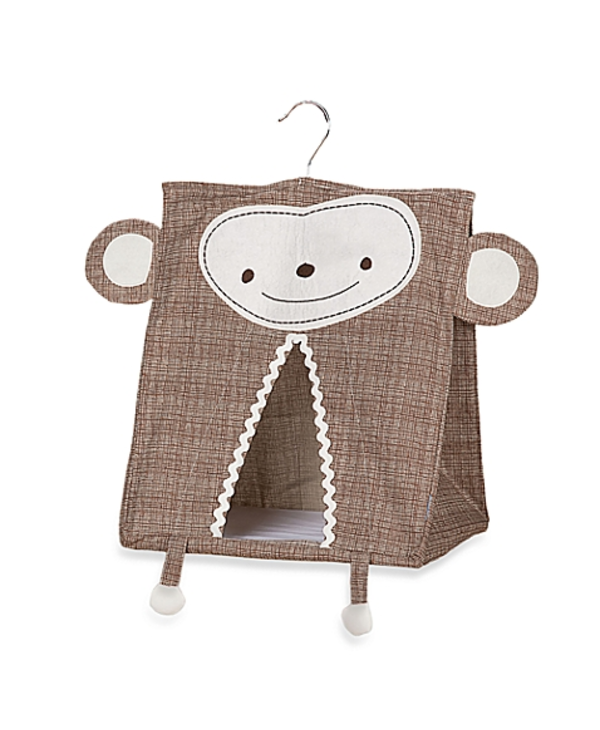 lolli living Lolli Living Nursery Storage Diaper Stacker Animal Tree Monkey  - Hello Baby
