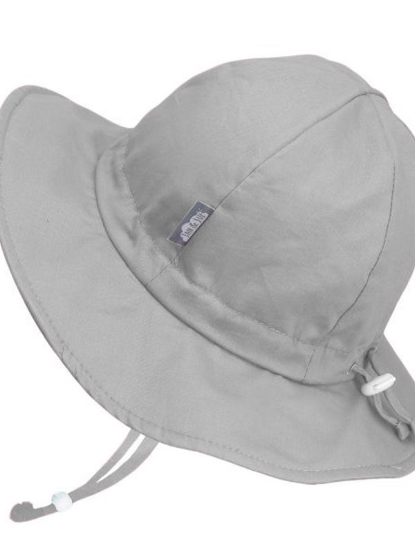 Jan + Jul Grey Cotton Floppy Hat
