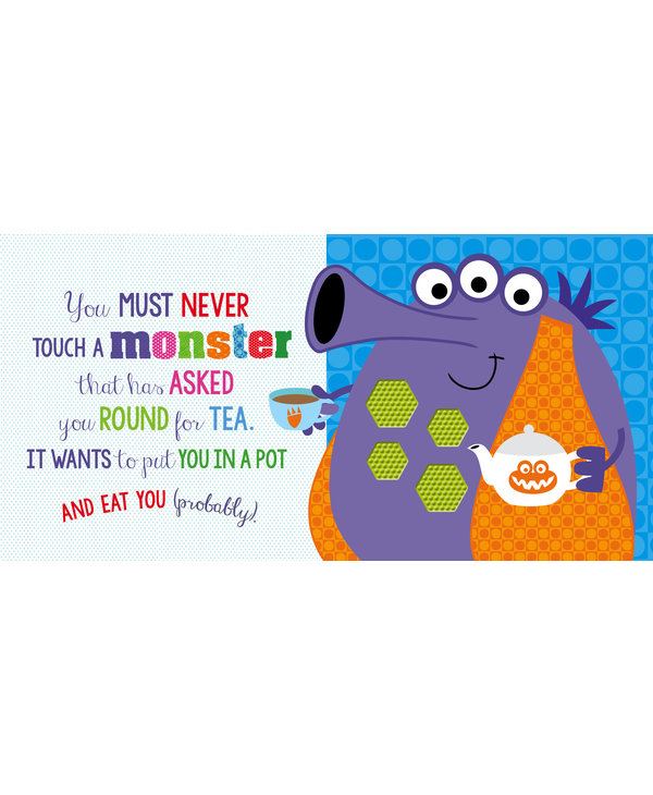 Never Touch a Monster Board Book