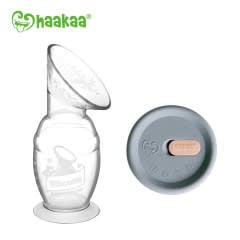 Haakaa Silicone Breast Pump with Lid - 150 ml