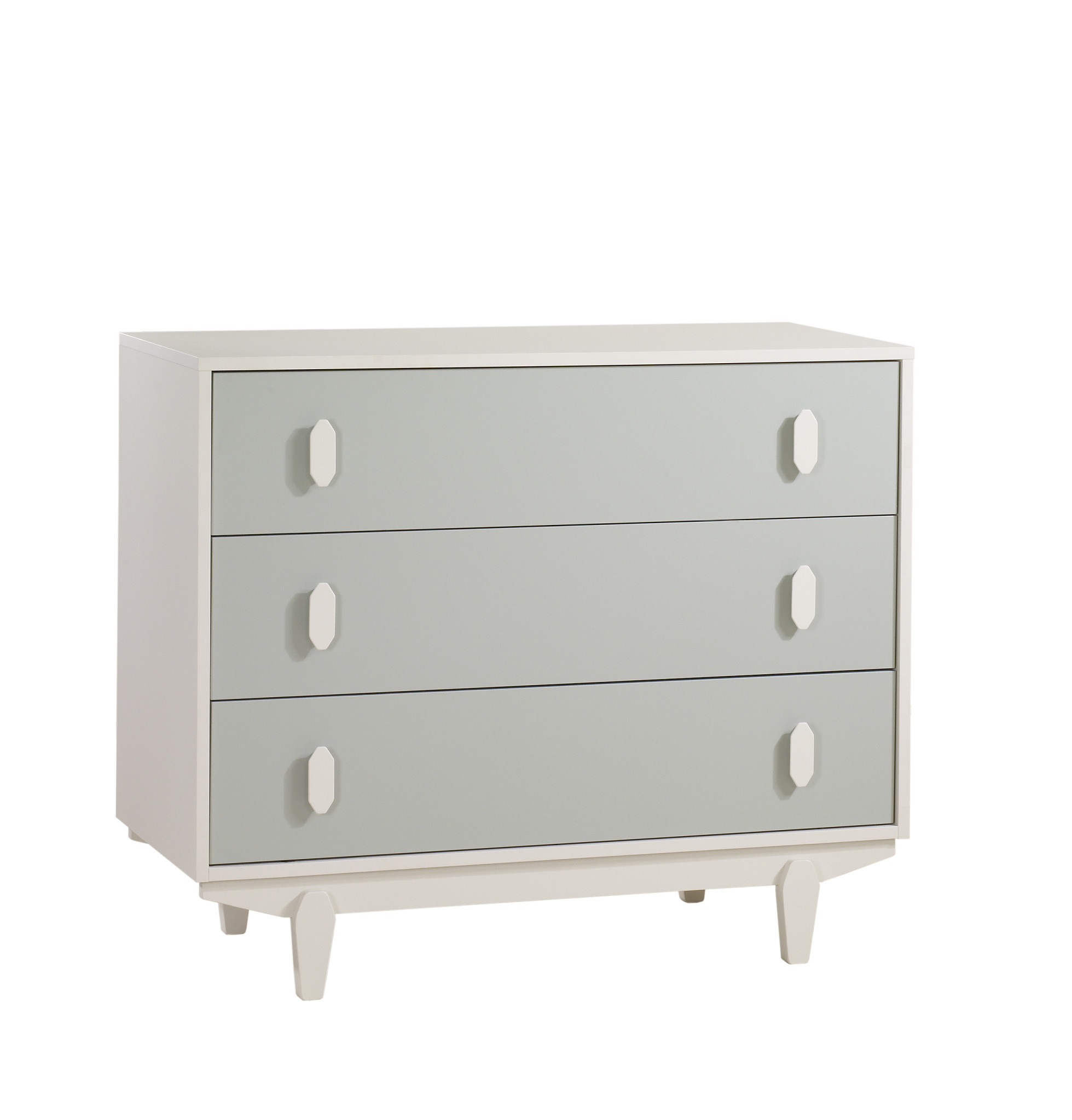 Tulip Tate Convertible Crib/3 Drawer Dresser Latte/Sage