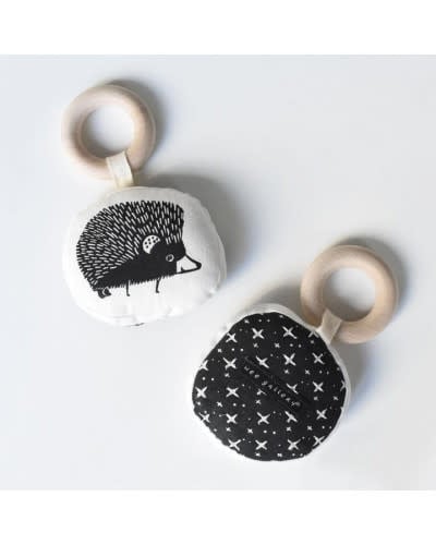 Wee Gallery Organic Cotton Teether - Hedgehog