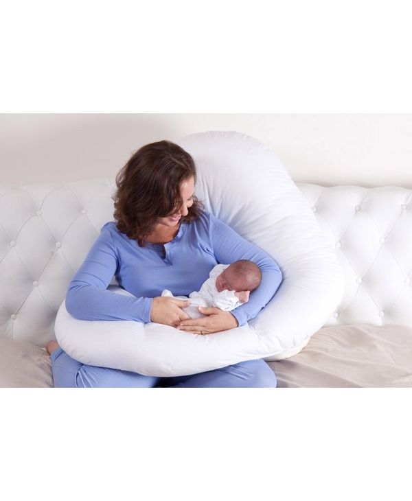 The Ultimate J Shaped Body Pillow Cover Hello Baby