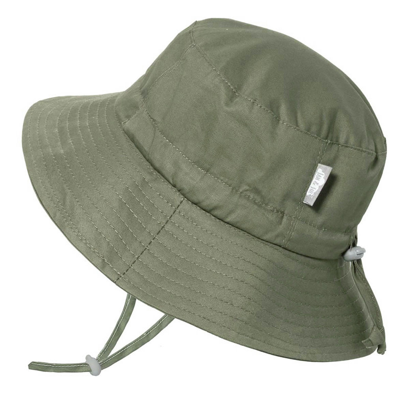 Jan & Jul Army Green Cotton Bucket Hat