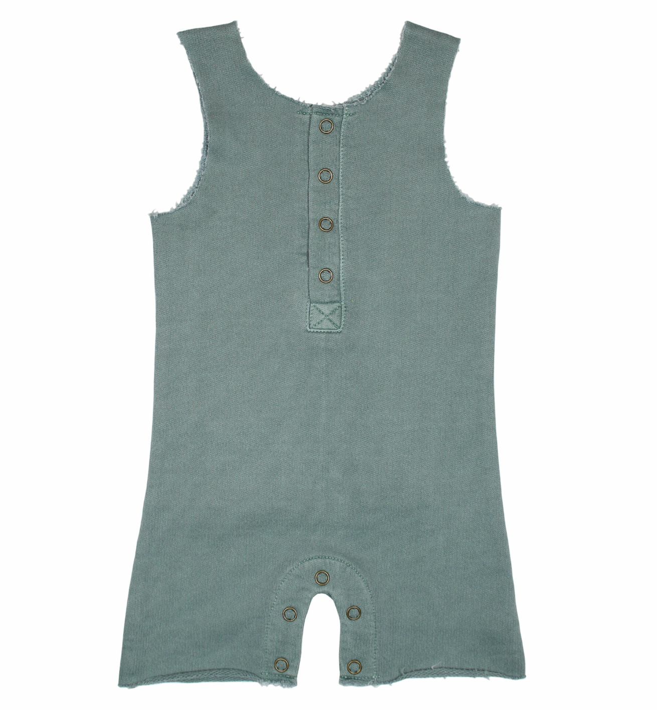 L'ovedbaby French Terry 2-Sided Romper - Jade