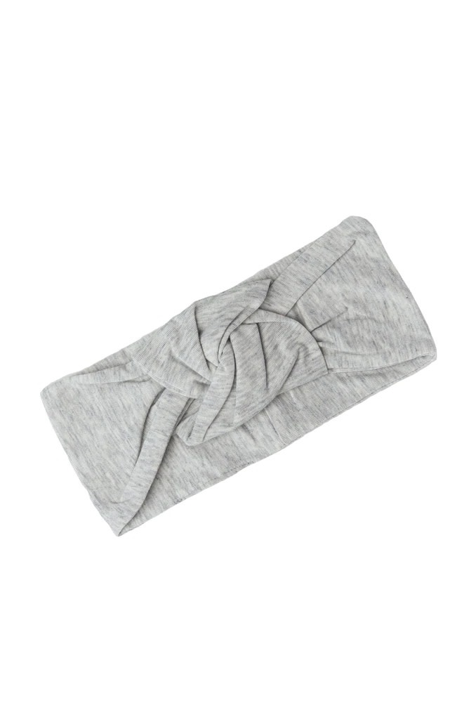 Loulou Lollipop Heather Grey Headband - 12-24 M