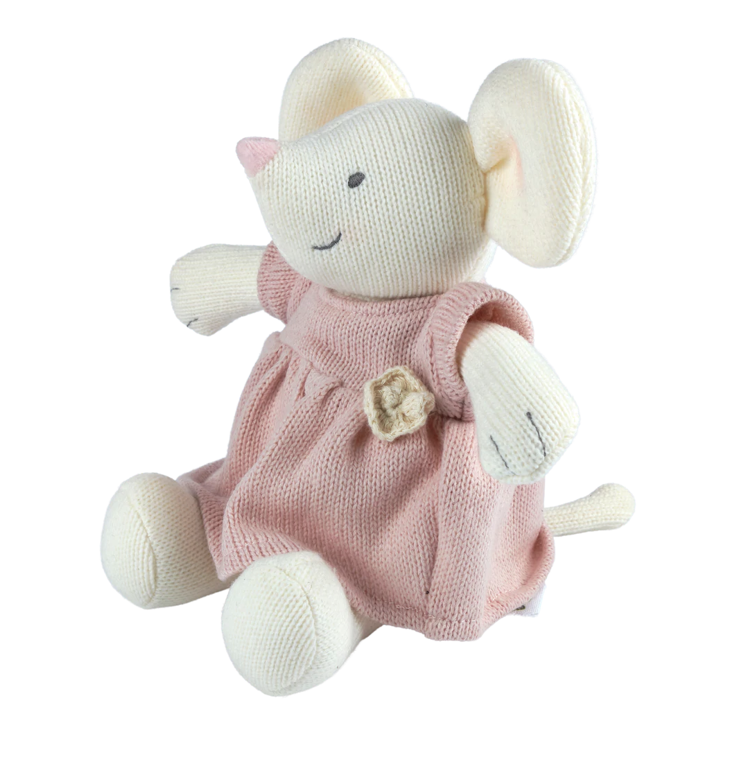 Meiya the Mouse Knitted Plush Toy