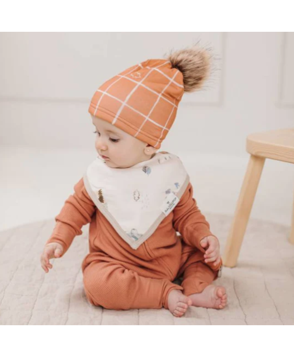 Loden Pop Pom Pom Beanie Hat for Babies thru Adults