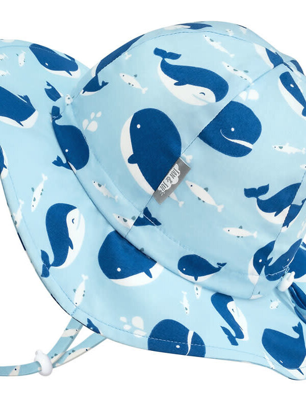 Jan + Jul Whale Cotton Floppy Hat
