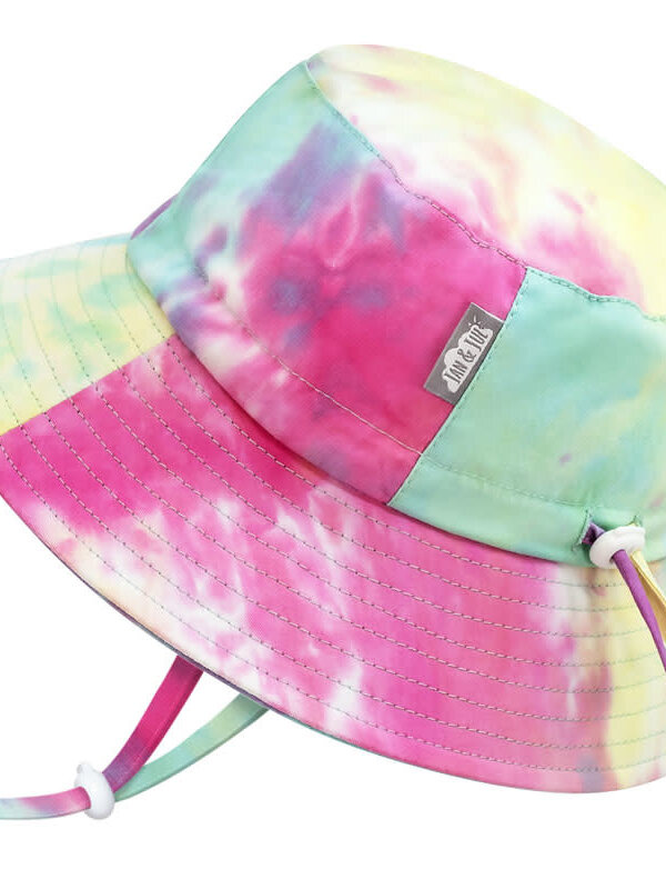Jan + Jul Watermelon Tie-Dye Cotton Bucket Hat