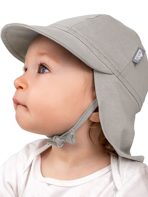 Jan + Jul Grey Sun Soft Baby Cap