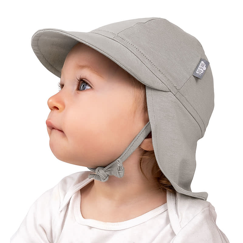 Grey Sun Soft Baby Cap