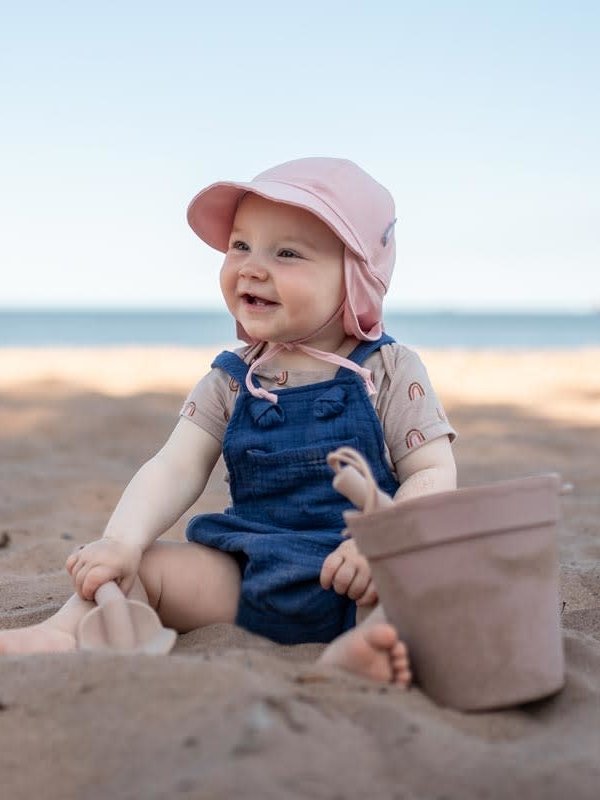 Jan + Jul Rose Quartz Sun Soft Baby Cap