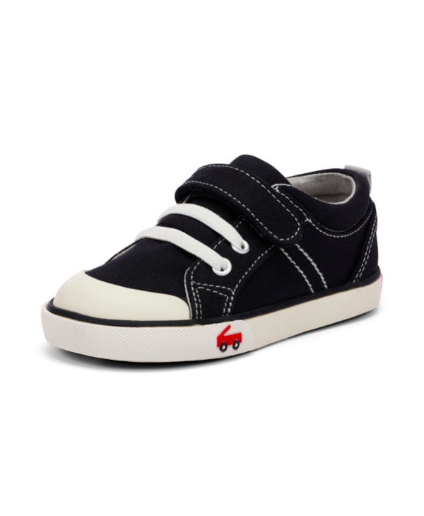 See Kai Run See Kai Run Tanner Athletic Black Canvas