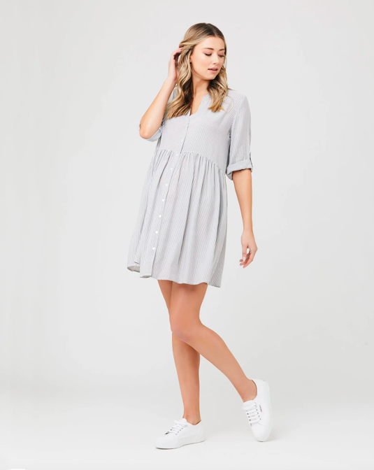 Sam Stripe Maternity/Nursing Dress