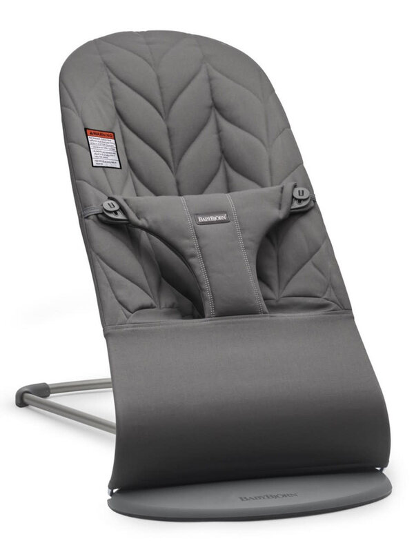 Baby Bjorn Bliss Bouncer -  Anthracite Petal Quilt