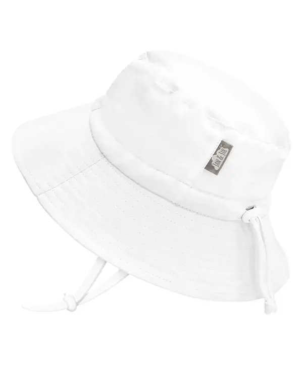 Jan & Jul - Aqua-Dry UV Hat 0-24m - White - S