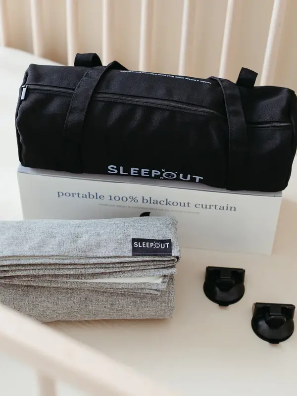 Sleepout Sleepout Portable Blackout Curtain - Grey
