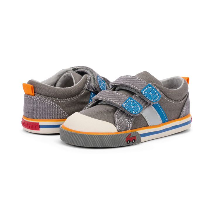 See Kai Run Russell Athletic - Grey Denim/Blue