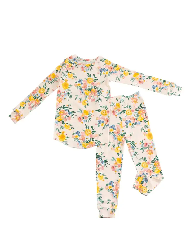 Loulou Lollipop Loulou Lollipop Floral Bouquet 2pc Pajama Set