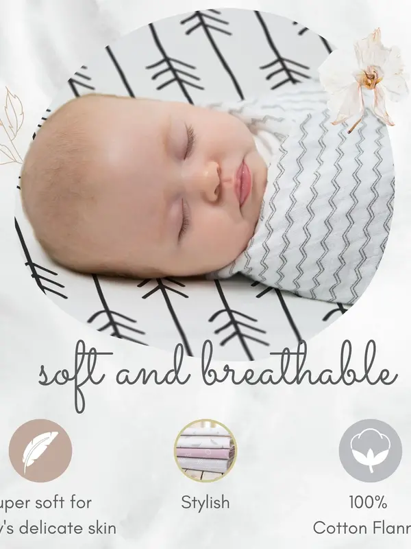 Kushies Kushies Cotton Flannel Crib Sheet