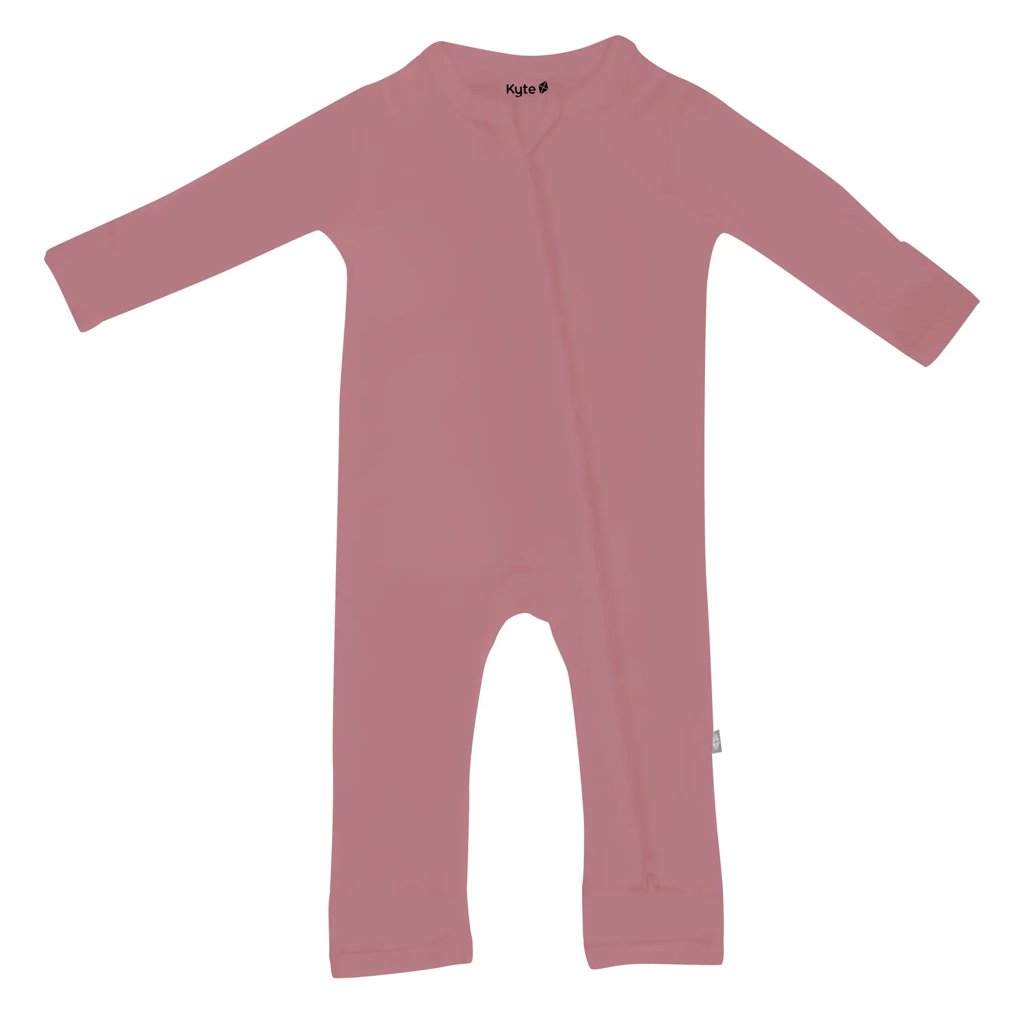 Kyte Zippered Romper - Dusty Rose