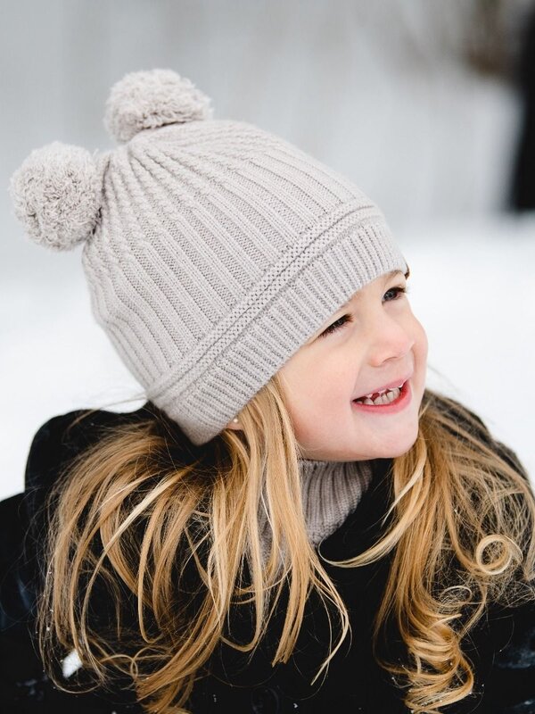 Calikids Calikids Knit Pom Pom Hat