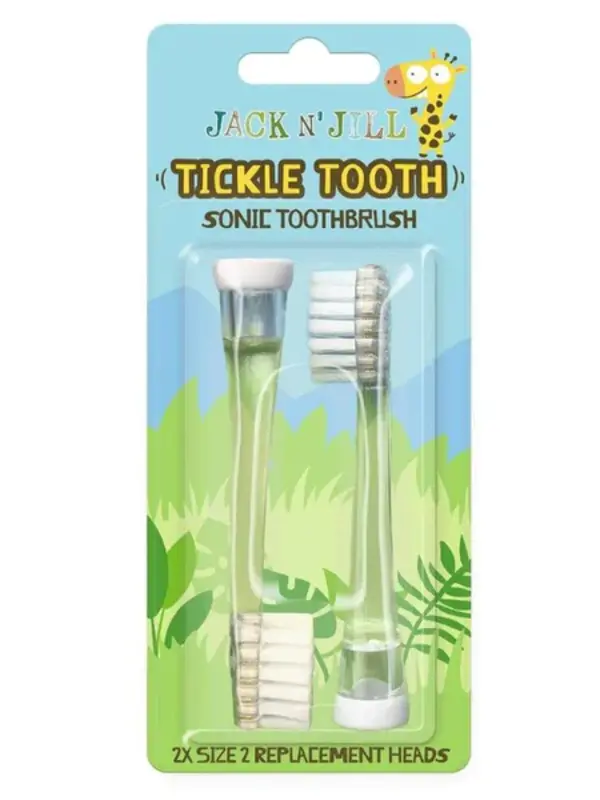 Jack n Jill Jack N' Jill Tickle Tooth Replacement Heads 2pk