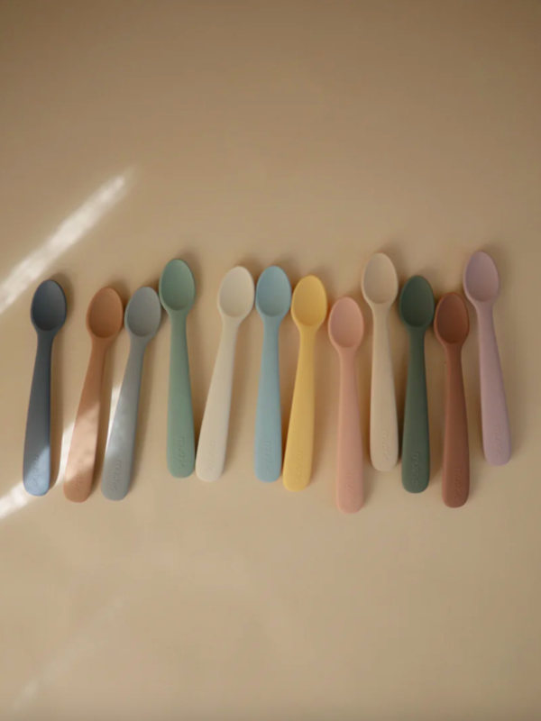 Mushie Mushie 2pk Silicone Feeding Spoons