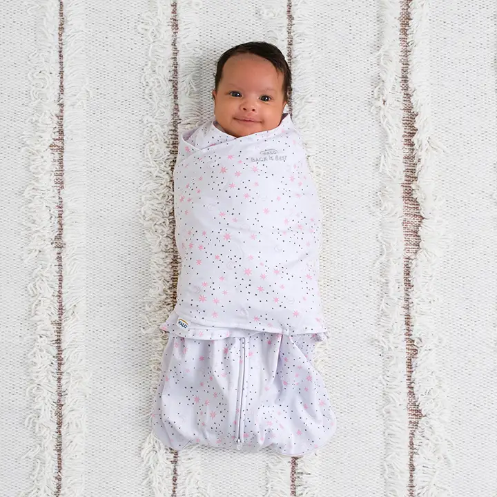 Halo SleepSack Swaddle - Pink Midnight Moons